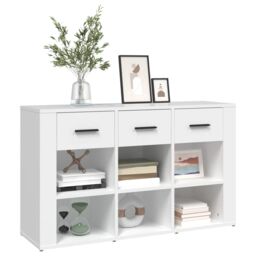 Berkfield Home Sideboard White 100x30x59.5 cm Engineered Wood - thumbnail 4
