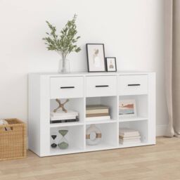 Berkfield Home Sideboard White 100x30x59.5 cm Engineered Wood - thumbnail 1