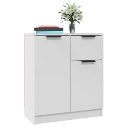 Berkfield Home Sideboards 2 pcs White 60x30x70 cm Engineered Wood - Size: 60 x 30 x 70 cm - thumbnail 5