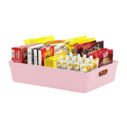 simpa 6L Plastic Studio Organiser Trays with Handles - Set of 6 in Pink - thumbnail 3