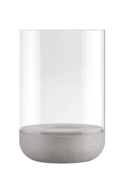 Blomus CALMA Lantern Size L - Satellite in Light Grey - image 1