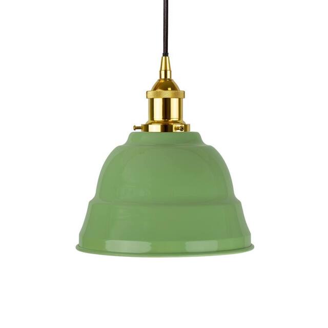 SE Home Mint Green Lincoln Pendant Light - Gold - Black Round - image 1