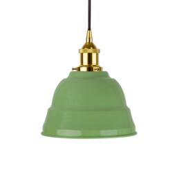 SE Home Mint Green Lincoln Pendant Light - Gold - Black Round