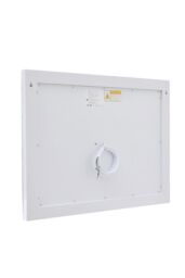 Living and Home Rectangular Frameless Anti-Fog LED Vanity Mirror with Clock in Metallics - thumbnail 4