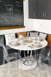 Fusion Living Ghost Style Plastic Victoria Dining Chair in Clear - thumbnail 1