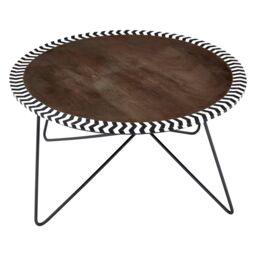 Orsina Acacia Wood Coffee Table, Sturdy Decorative Table For Livingroom, Durable Modern Coffee Table in Brown - thumbnail 2