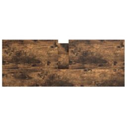 Berkfield Home Bathroom Basin Cabinet with Drawers Smoked Oak 90x34.5x60 cm in Brown - thumbnail 9