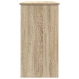 Berkfield Home Desk Sonoma Oak 80x40x75 cm Engineered Wood in Light Tan - Size: 80 x 40 x 75 cm - thumbnail 6