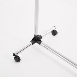 House of Home Double Clothes Rail, Extended Top Rail Adjustable Height, Chrome in Silver - thumbnail 7
