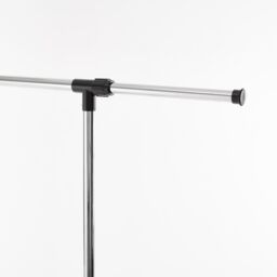 House of Home Double Clothes Rail, Extended Top Rail Adjustable Height, Chrome in Silver - thumbnail 8