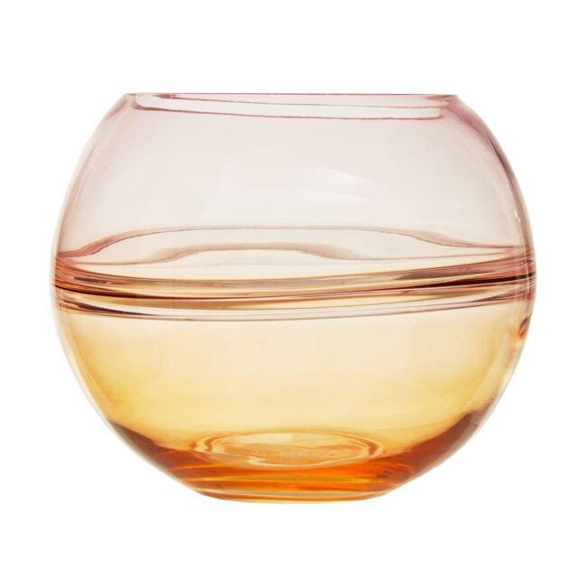 Orsina Elegant Design Glass Round Vase, Durable Glass Vase, Easy To Maintain Large Vase For Flowers - image 1