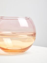 Orsina Elegant Design Glass Round Vase, Durable Glass Vase, Easy To Maintain Large Vase For Flowers - thumbnail 5