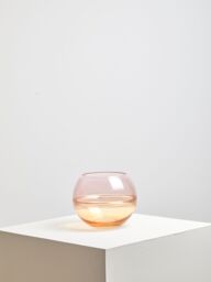 Orsina Elegant Design Glass Round Vase, Durable Glass Vase, Easy To Maintain Large Vase For Flowers - thumbnail 4