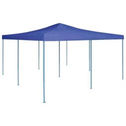 Folding Gazebo 5x5 m Blue - thumbnail 1