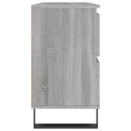 Berkfield Home Bathroom Cabinet Grey Sonoma 80x33x60 cm Engineered Wood - Size: 80 x 33 x 60 cm - thumbnail 6