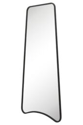 MirrorOutlet Black Metal Trapezoid Shape Framed Garden Wall Mirror (200CM X 95CM) - Size: 1 Pack - thumbnail 6
