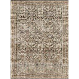 Livabliss Galey Alix Collins Avenue III Vintage Green Brown Traditional Fringe Living Rug - Size: 200 cm x 275 cm - thumbnail 2