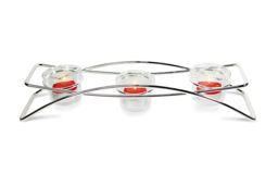 Silver Editions Silverplated Triple Tealight Holder in Silver - thumbnail 2