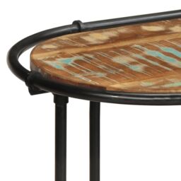 Berkfield Home Console Table 110x42x76 cm Solid Wood Reclaimed in Brown - Size: 110 x 42 x 76 cm - thumbnail 6