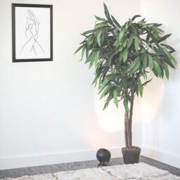 Happy Homewares Modern Adjustable Projector LED Table/Floor Uplighter with Satin Inner in Black - thumbnail 6