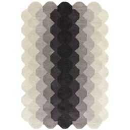 The Rug Shop UK Charcoal Handmade Wool Modern Abstract Easy To Clean Area Rug - Size: 160 cm x 230 cm - thumbnail 1