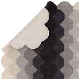 The Rug Shop UK Charcoal Handmade Wool Modern Abstract Easy To Clean Area Rug - Size: 160 cm x 230 cm - thumbnail 6