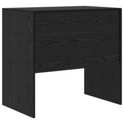 Berkfield Home Desk Black Oak 80x50x76 cm Engineered wood - Size: 80 x 50 x 76 cm - thumbnail 6