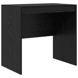 Berkfield Home Desk Black Oak 80x50x76 cm Engineered wood - Size: 80 x 50 x 76 cm - thumbnail 2