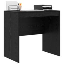 Berkfield Home Desk Black Oak 80x50x76 cm Engineered wood - Size: 80 x 50 x 76 cm - thumbnail 3
