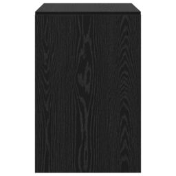 Berkfield Home Desk Black Oak 80x50x76 cm Engineered wood - Size: 80 x 50 x 76 cm - thumbnail 5
