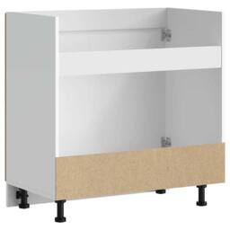 "Berkfield Home Sink Base Cabinet¬†""Porto"" Old Wood 80x46x81.5 cm¬†Engineered Wood in Brown - Size: 80x46x81.5 cm" - thumbnail 7