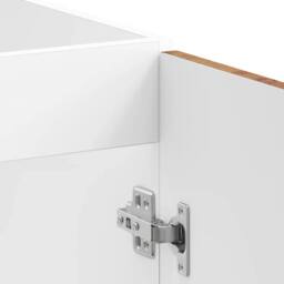 "Berkfield Home Sink Base Cabinet¬†""Porto"" Old Wood 80x46x81.5 cm¬†Engineered Wood in Brown - Size: 80x46x81.5 cm" - thumbnail 9