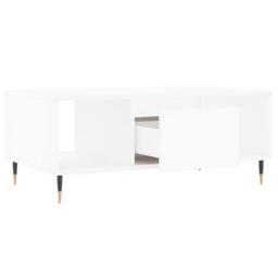Berkfield Home Modern Coffee Table White 90x50x36.5 cm Engineered Wood - thumbnail 6