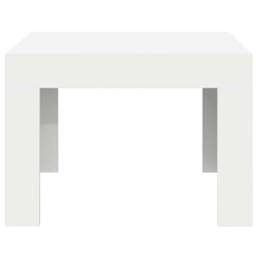 Berkfield Home Durable Coffee Table White 50x50x35 cm Engineered Wood - Size: 50 x 50 x 35 cm - thumbnail 5