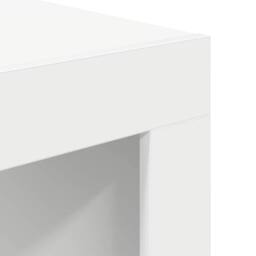 Berkfield Home Durable Coffee Table White 50x50x35 cm Engineered Wood - Size: 50 x 50 x 35 cm - thumbnail 8