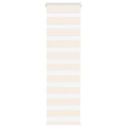 Berkfield Home Zebra Blind Marble Beige 45x150 cm Fabric Width 40.9 cm Polyester - thumbnail 1