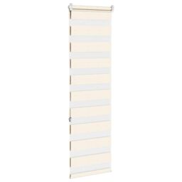 Berkfield Home Zebra Blind Marble Beige 45x150 cm Fabric Width 40.9 cm Polyester - thumbnail 4