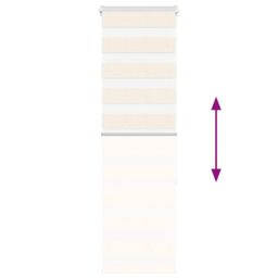 Berkfield Home Zebra Blind Marble Beige 45x150 cm Fabric Width 40.9 cm Polyester - thumbnail 5
