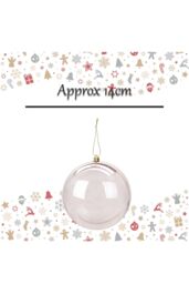 VFM e-Store Christmas Bauble Decoration Hanging Tree Ornament X 1 14cm Rose Gold - thumbnail 2