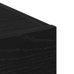Berkfield Home Sideboard Black Oak 30x42, 5x93 cm Engineered Wood - thumbnail 8