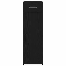 Berkfield Home Sideboard Black Oak 30x42, 5x93 cm Engineered Wood - thumbnail 5