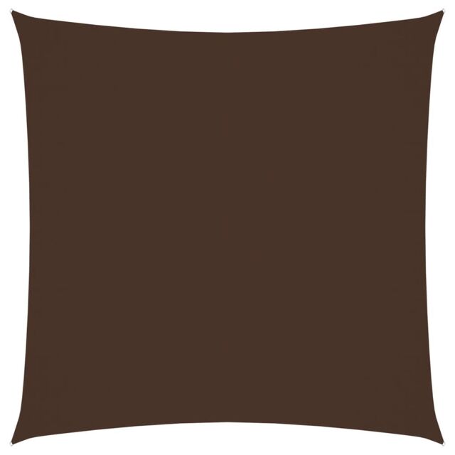 Berkfield Home Sunshade Sail Oxford Fabric Square 4.5x4.5 m Brown - image 1