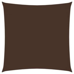 Berkfield Home Sunshade Sail Oxford Fabric Square 4.5x4.5 m Brown - thumbnail 1