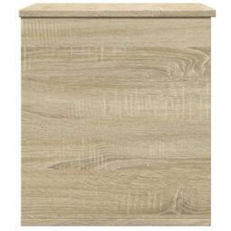Berkfield Home Storage Box Sonoma Oak 60x42x46 cm Engineered Wood in Brown - Size: 60 x 42 x 46 cm - thumbnail 5