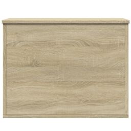 Berkfield Home Storage Box Sonoma Oak 60x42x46 cm Engineered Wood in Brown - Size: 60 x 42 x 46 cm - thumbnail 4