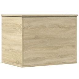 Berkfield Home Storage Box Sonoma Oak 60x42x46 cm Engineered Wood in Brown - Size: 60 x 42 x 46 cm - thumbnail 2