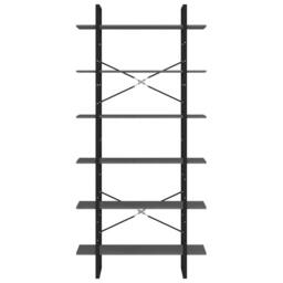Berkfield Home High Cabinet Grey 100x30x210 cm Solid Pine Wood - Size: 100 x 30 x 210 cm - thumbnail 5