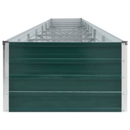 Berkfield Home Garden Raised Bed Galvanised Steel 600x80x45 cm Green - Size: 600 x 80 x 45 cm - thumbnail 4