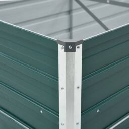 Berkfield Home Garden Raised Bed Galvanised Steel 600x80x45 cm Green - Size: 600 x 80 x 45 cm - thumbnail 5