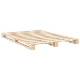 Berkfield Home Beautiful Bed Frame without Mattress with Headboard 160x200 cm So in Light Brown - thumbnail 7